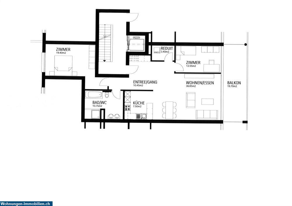 Bild 6: 3.5 Zimmer Wohnung in 5400 Baden zu vermieten