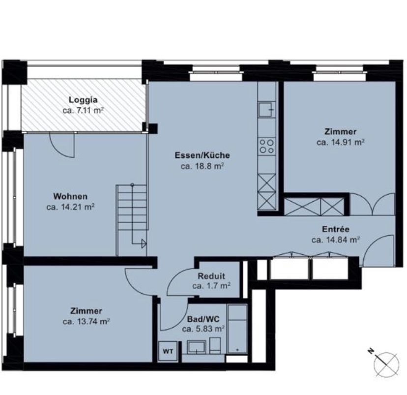 Bild 6: 3.5 Zimmer Wohnung in 8048 Zürich Altstetten, Stadtkreis 9 zu vermieten