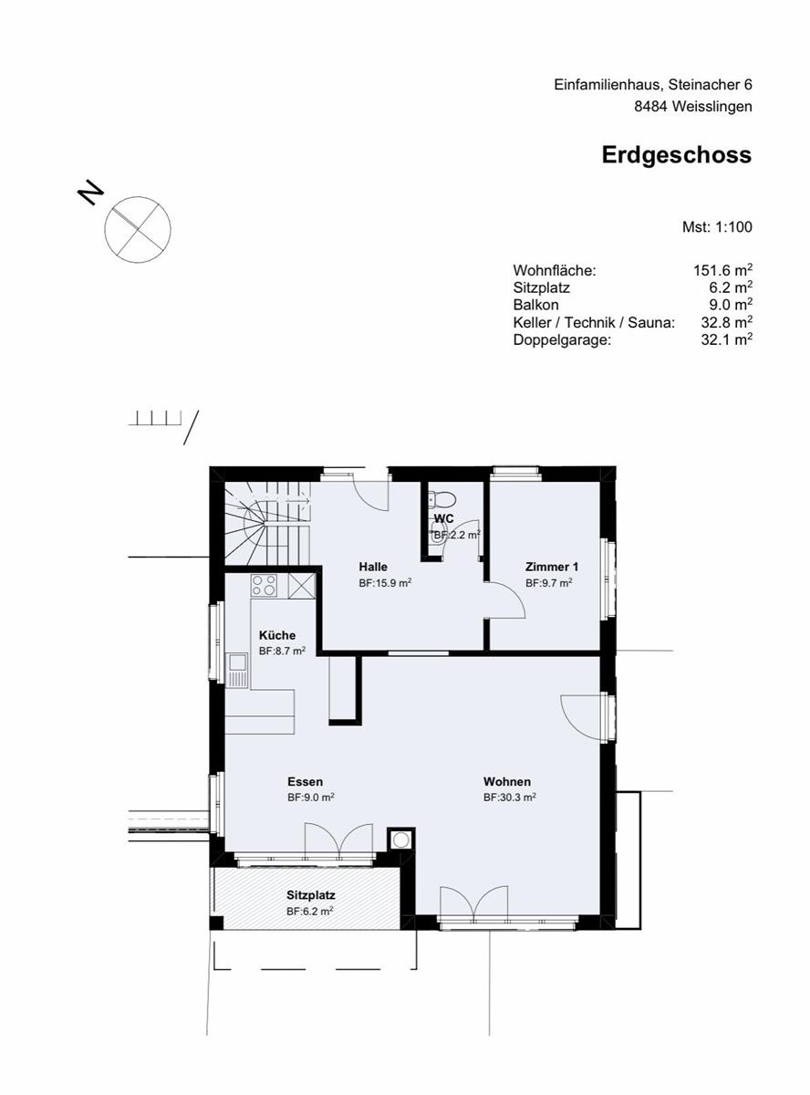 Bild 10: 5.5 Zimmer Haus in 8484 Weisslingen zu vermieten
