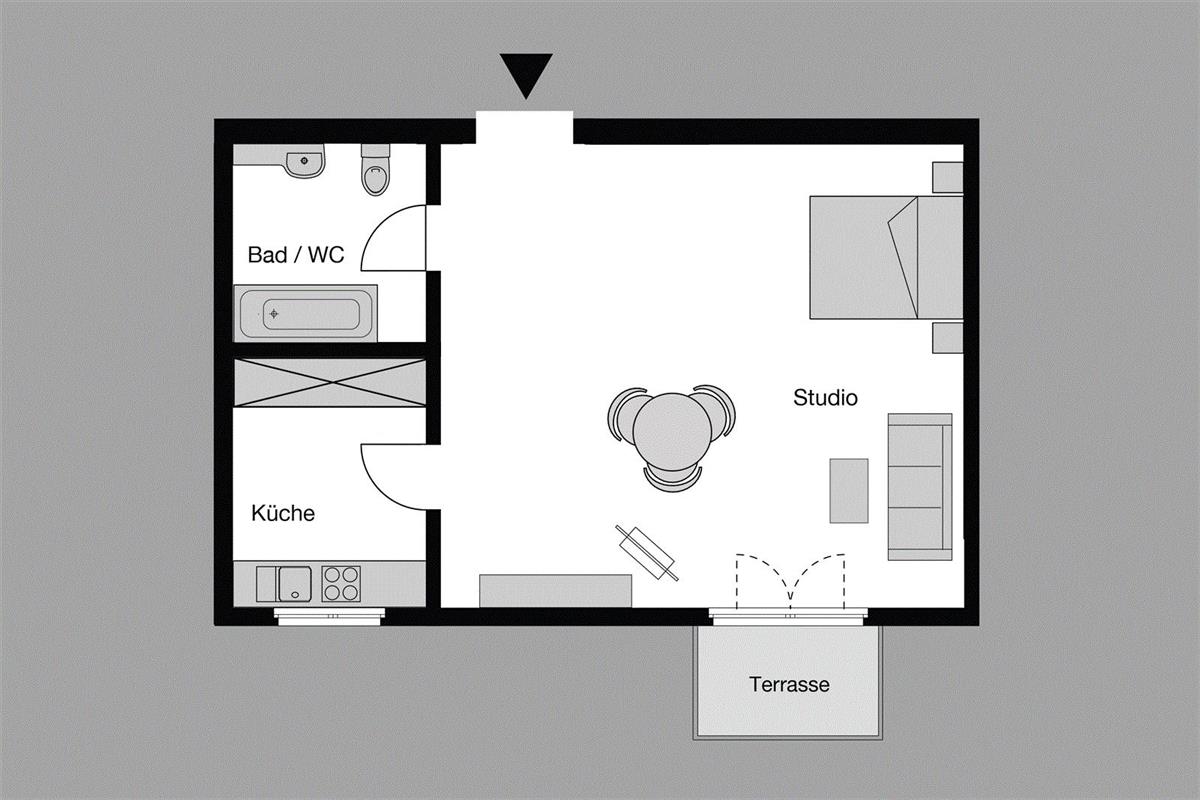 Bild 2: 1.5 Zimmer Wohnung in 5200 Brugg zu vermieten