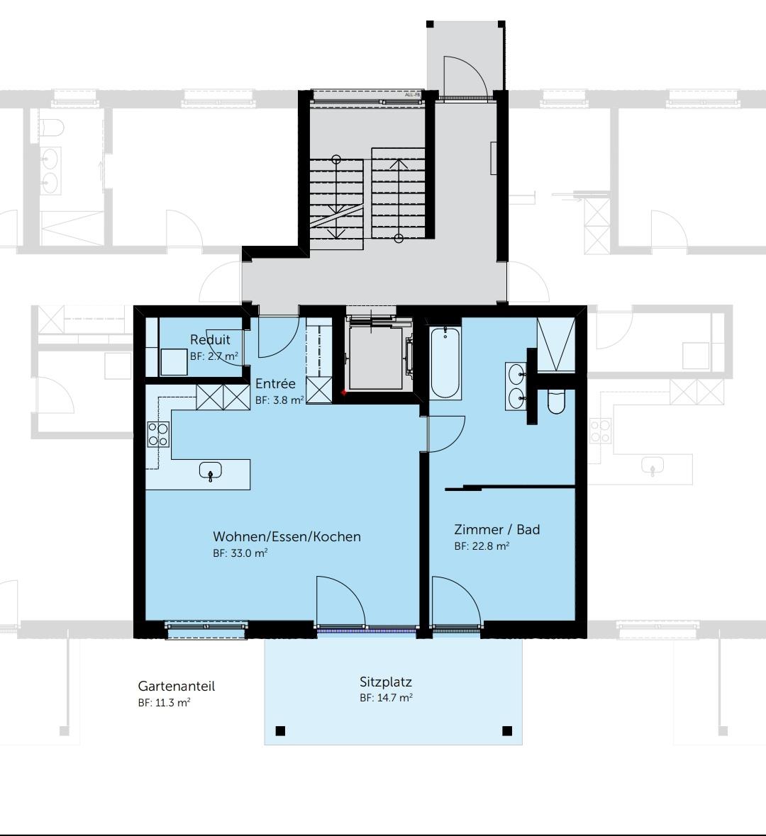 Bild 4: 2.5 Zimmer Wohnung in 8722 Kaltbrunn zu verkaufen