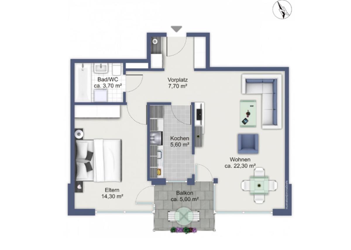 Bild 9: 2 Zimmer Wohnung in 8493 Saland zu vermieten