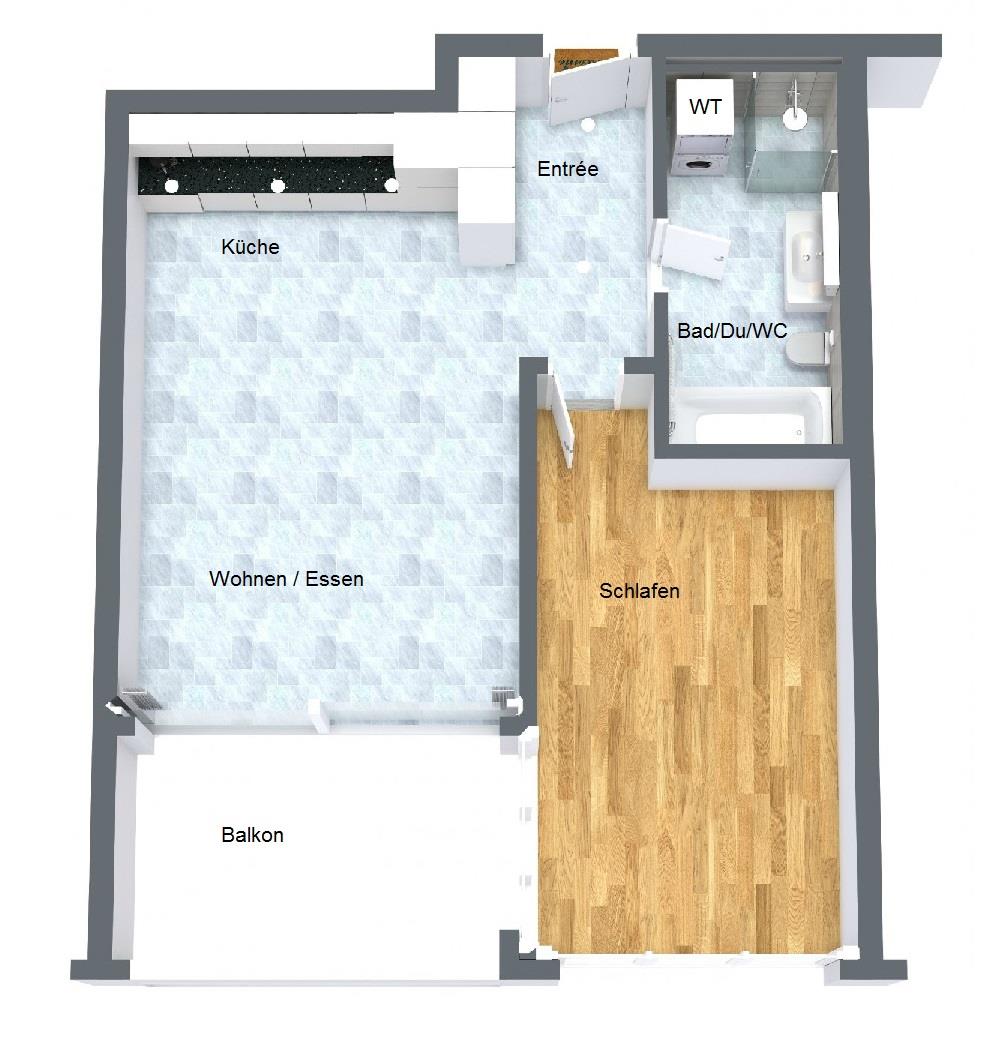 Bild 2: 2.5 Zimmer Wohnung in 7220 Schiers zu vermieten