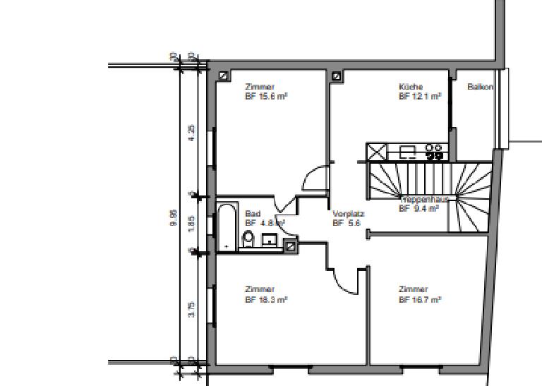 3.5 Zimmer Wohnung in 3013 Bern Breitenrain, Stadtteil V zu vermieten