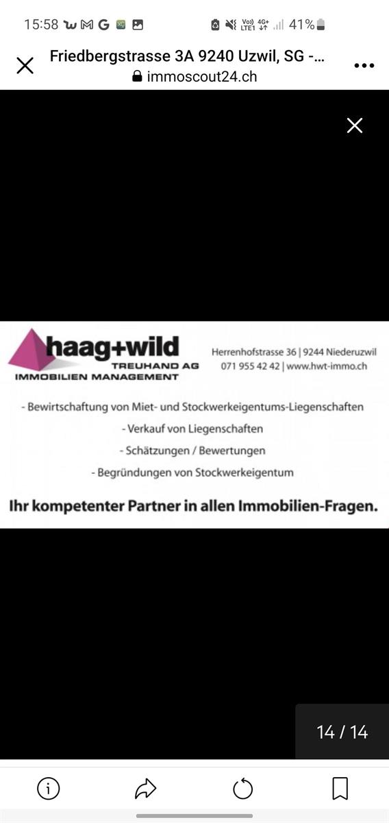 Bild 2: 4.5 Zimmer Wohnung in 9240 Uzwil zu vermieten