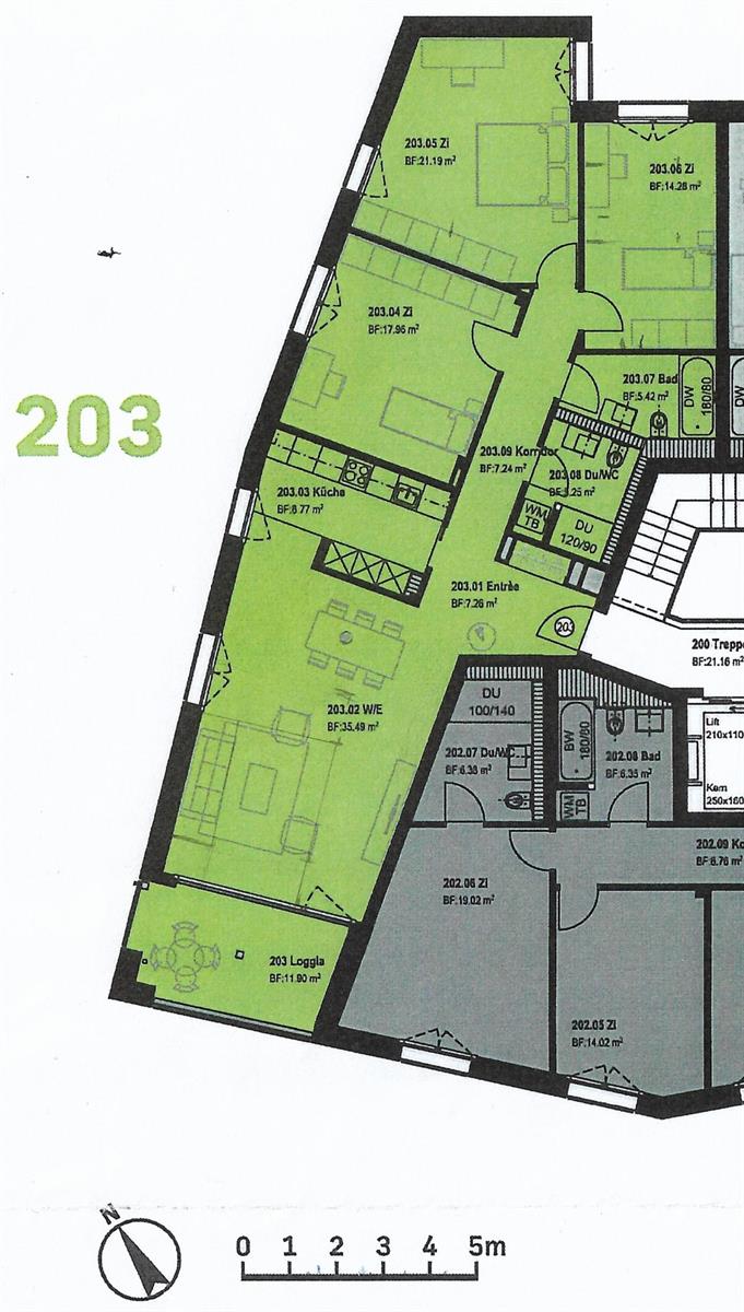 Bild 13: 4.5 Zimmer Wohnung in 8052 Zürich Seebach, Stadtkreis 11 zu vermieten