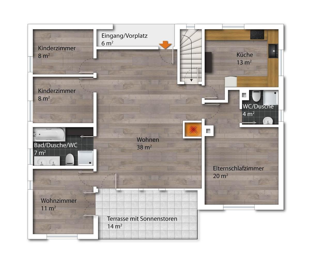 Bild 6: 8.5 Zimmer Haus in 4143 Dornach zu verkaufen