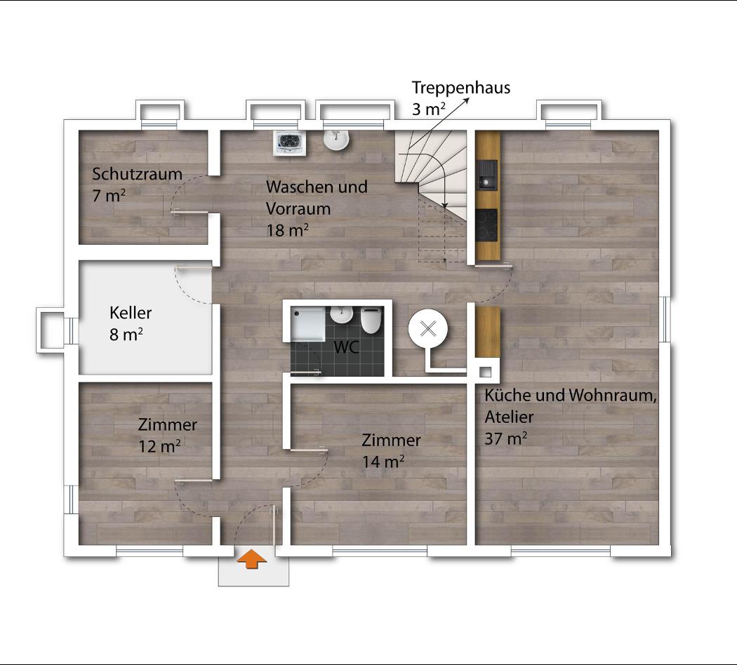 Bild 7: 8.5 Zimmer Haus in 4143 Dornach zu verkaufen